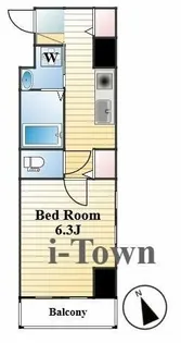 Claire Fontaine 西船橋【6階】の間取り