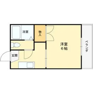 ハイツマキノ【1階】の間取り