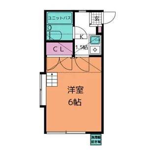 小杉ハイム【1階】の間取り