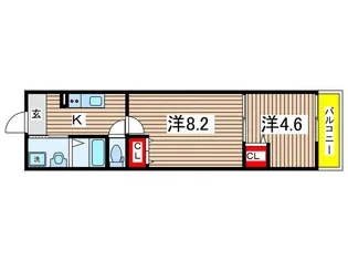 グランドレジデンス都町【3階】の間取り