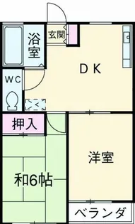 ドミール杉田【2階】の間取り