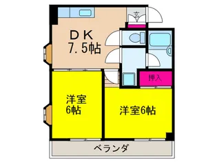 新田ビル【4階】の間取り
