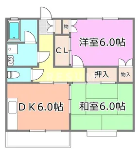 千葉県千葉市中央区汐見丘町【アパート】の間取り