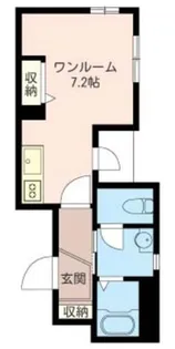 1Rの間取り画像