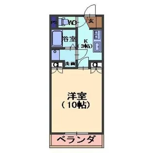 スイートドリーム城北【3階】の間取り