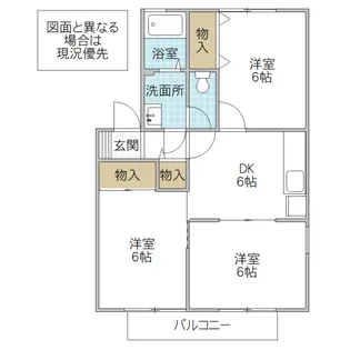 グランシャリオ C棟【2階】の間取り