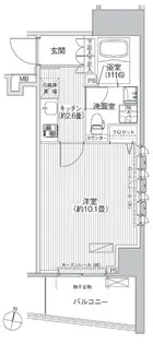 コスモグランス南品川【2階】の間取り