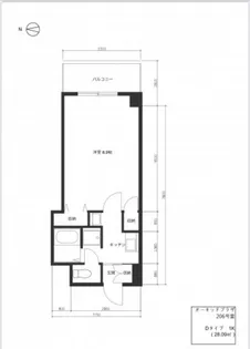 オーキッドプラザ【6階】の間取り