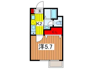 ルーチェ大宮【5階】の間取り