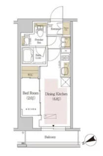東京都墨田区両国1【マンション】の間取り