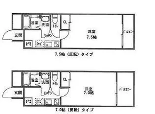 G・F二条城【1階】の間取り