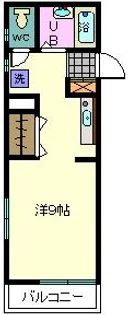 アートストリート新井【1階】の間取り