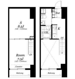 リブシス浦和【2階】の間取り