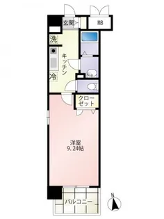 広島県広島市中区十日市町2【マンション】の間取り
