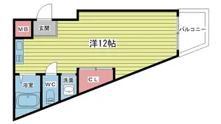 大阪府豊中市永楽荘2【マンション】の間取り