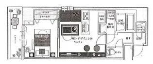 東京都荒川区西日暮里1【マンション】の間取り