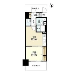 シティーコート堺駅前ロータリー【10階】の間取り