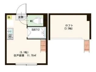 ハーモニーテラス上池袋II【2階】の間取り