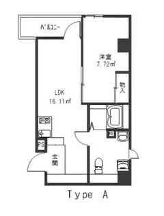 東京都立川市曙町1【マンション】の間取り