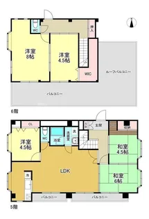 4LDKの間取り画像