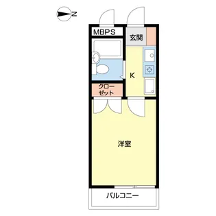 リバティー貝沢【2階】の間取り