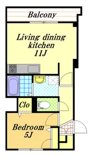 ヴェルクレール【2階】の間取り