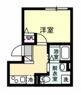 ベイルーム小田栄II【1階】の間取り