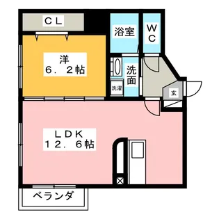 ペルテ金山【6階】の間取り