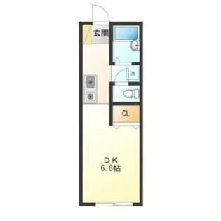 東京都府中市美好町3【アパート】の間取り