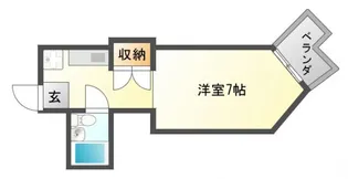 エスポワール千里山【2階】の間取り