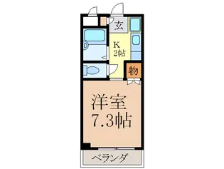 マンションボナール【2階】の間取り