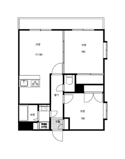 エスポワール保土ヶ谷【3階】の間取り