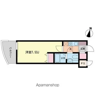 東京都目黒区目黒1【マンション】の間取り