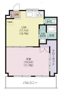 並木コーワハイツ【2階】の間取り