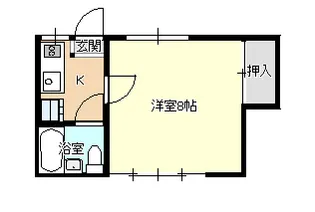 わかばハイツ【1階】の間取り