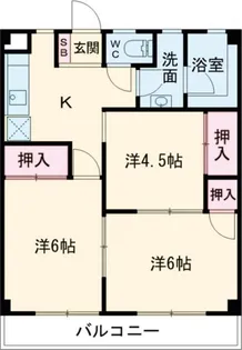 堤ビル【2階】の間取り