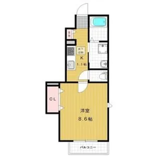 アネックス・ココペリ【1階】の間取り