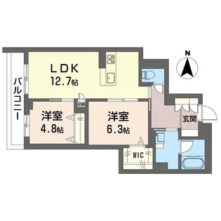 フェリーチェ【3階】の間取り