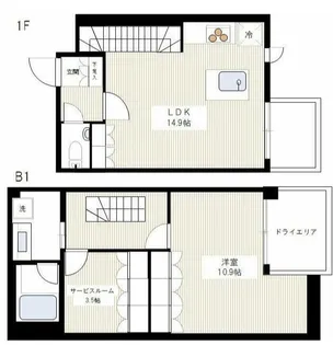 カスタリア八雲の間取り