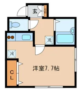 エスポア北砂【2階】の間取り