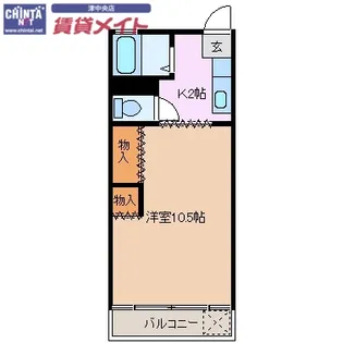 ハートランド上浜【2階】の間取り