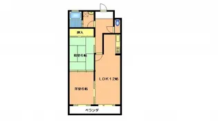 サングリーンII【5階】の間取り