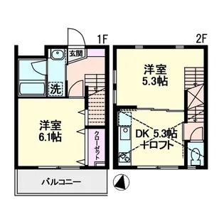 Fcourt【1階】の間取り