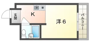 大阪府寝屋川市緑町【マンション】の間取り