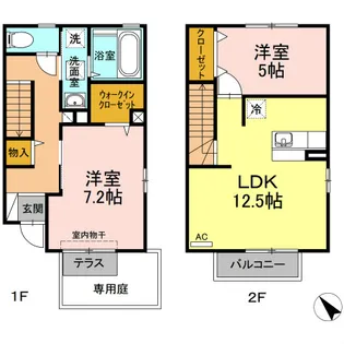 徳島県徳島市安宅2【一戸建】の間取り