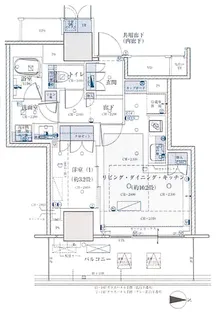 ブリリアタワー池袋west【2階】の間取り