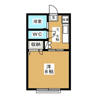ロードハイム【2階】の間取り