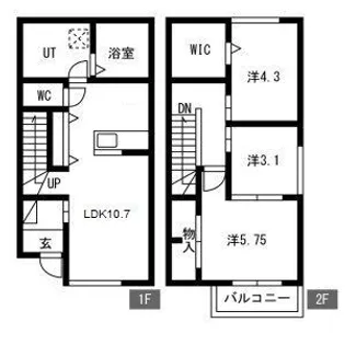クレアの間取り