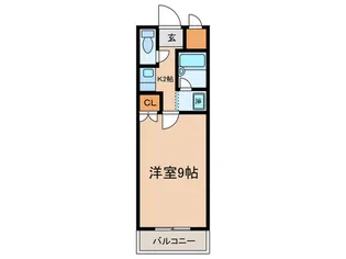 カルチェラタンイシバシ2【1階】の間取り