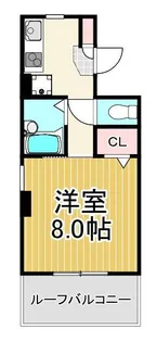 レイローズビル【8階】の間取り